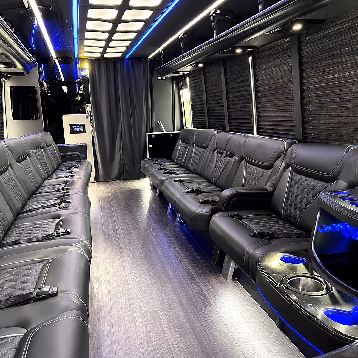 jackson party bus rentals inside