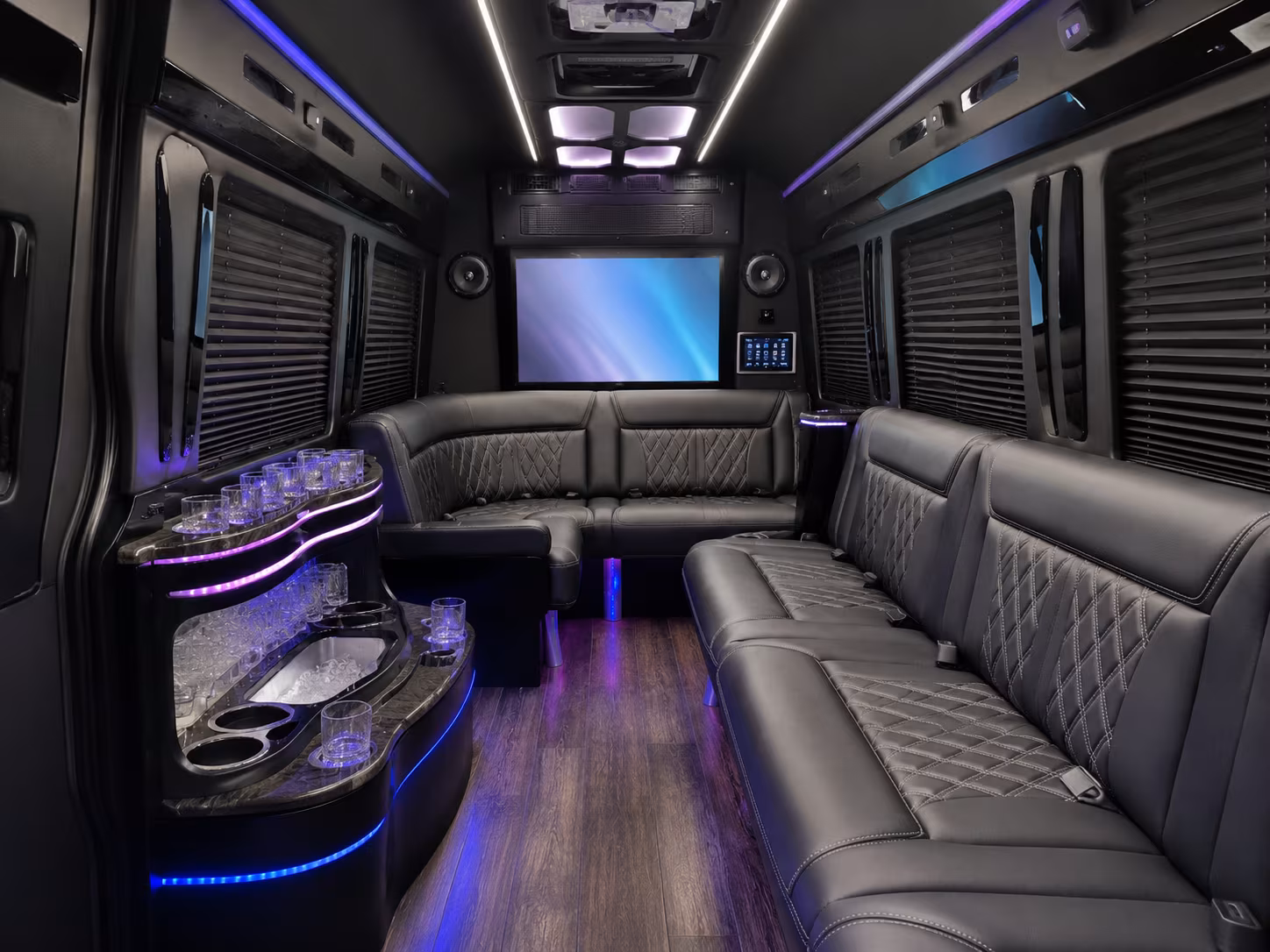 jackson private event transportation onboard seating